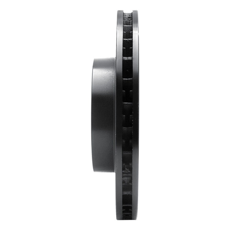 Porsche Cayenne Brake Rotor (1) - Front - R1 Concepts - Drilled & Slotted - Black - `03-`18